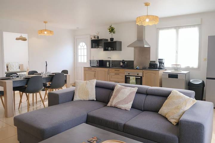 Ferienhaus für 8 Personen, mit Garten