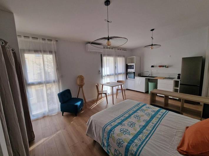 Appartement de vacances pour 2 personnes, avec jardin