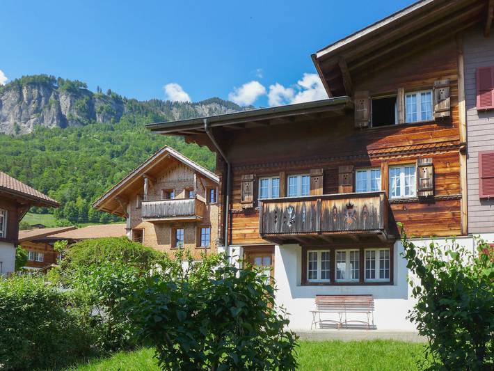 Ferienhaus für 5 Personen, mit Balkon und Seeblick in Brienz