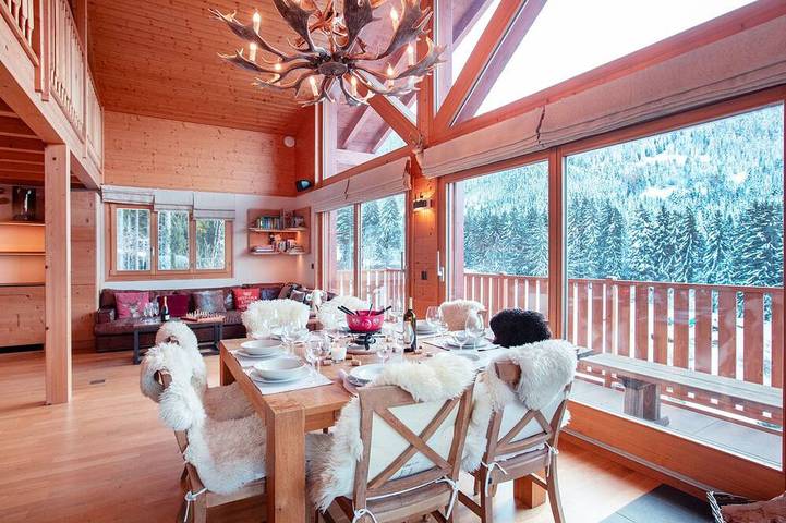 Chalet für 8 Personen, mit Balkon in Gryon