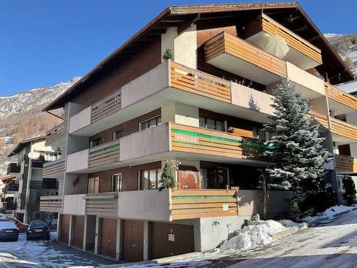 Ferienwohnung für 3 Personen, mit Balkon und Ausblick in Täsch