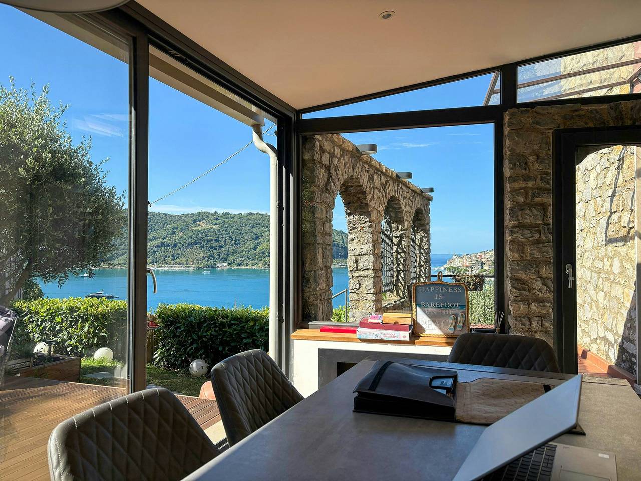 Jardín privado con vistas al mar en Portovenere in Portovenere, Porto Venere Municipio