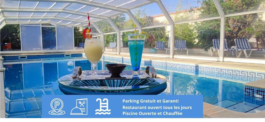 Hôtel pour 3 personnes, avec piscine ainsi que vue et jardin, animaux acceptés