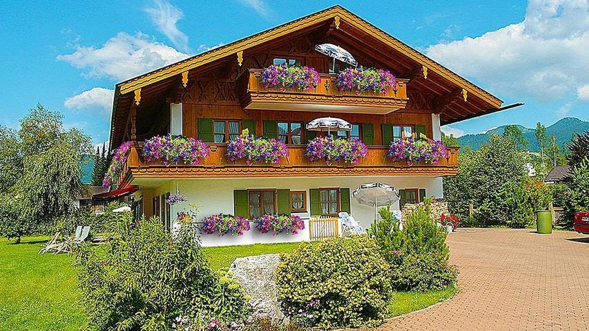 Ferienwohnung für 2 Personen, mit Balkon in Krün - 2