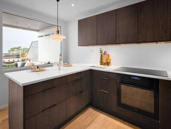 Ferienhaus für 5 Personen, mit Ausblick und Terrasse sowie Garten in Bergen - 4