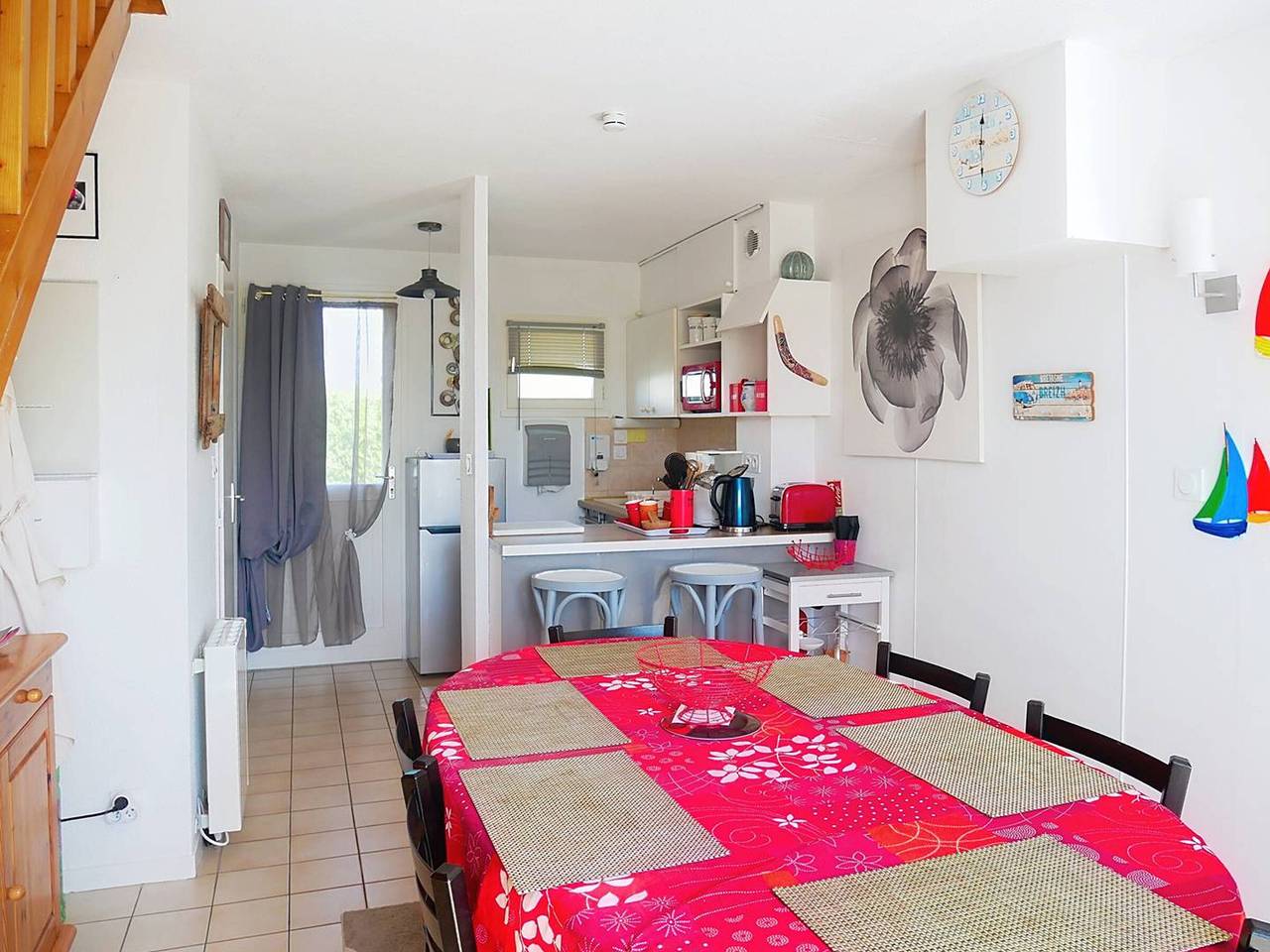 4-room house near beach with garden, pets allowed, private parking in Kerhillio, Erdeven