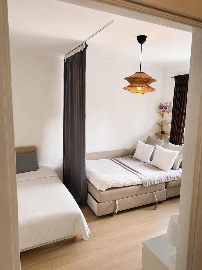Appartement de vacances pour 3 personnes, avec Jardin