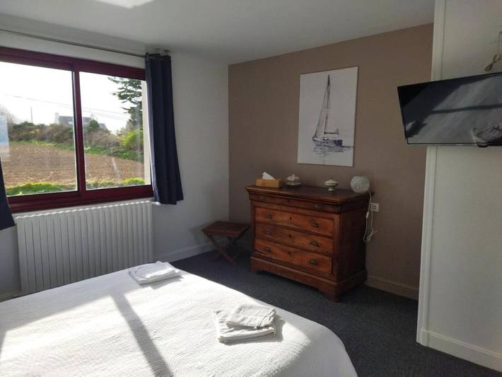 Location de vacances pour 3 personnes, avec vue ainsi que terrasse et jardin dans Plage de Trestel - 2