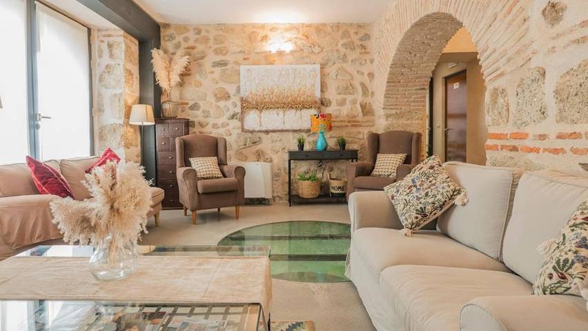 Casa de vacaciones para 17 personas, con Terraza además de Jardín y Piscina en Montes de Toledo - 3