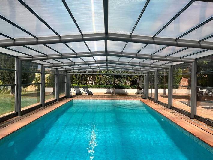 Casa rural para 20 personas, con Terraza además de Jardín y Piscina en Aldeaquemada - 2