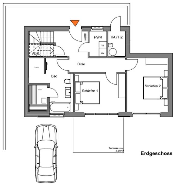 Ferienhaus für 6 Personen, mit Terrasse und Sauna in Diemelsee - 2