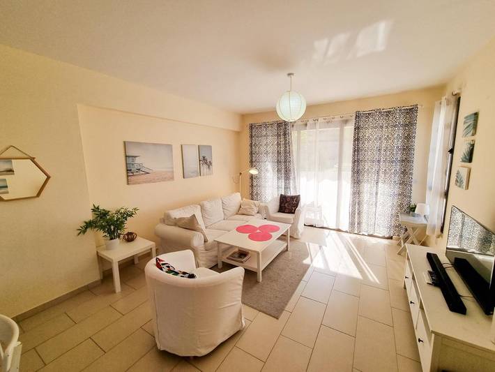 Apartament wakacyjny dla 4 osób, z Balkon i Taras oraz Ogród i Widok w Tersefanu