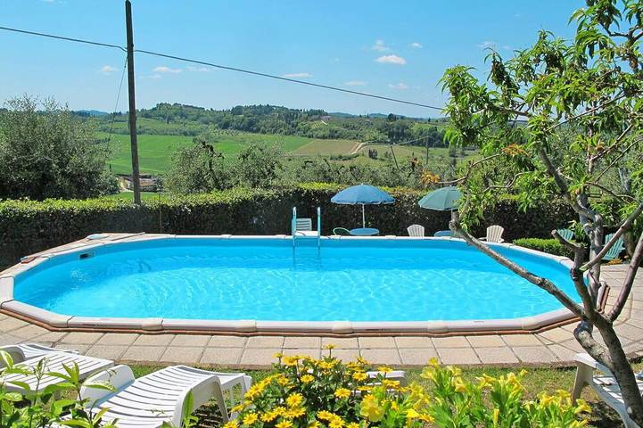 Villa per 6 persone, con giardino e piscina, con animali domestici in San Miniato