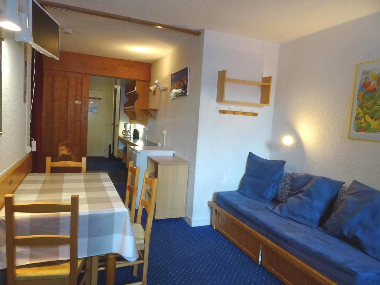 Studio entier, Studio skis aux pieds pour 4 personnes à Arc 1800, proche commerces, animaux admis in Arc 1800, Bourg-Saint-Maurice