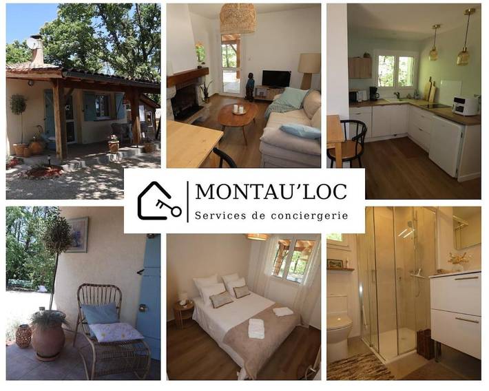Location de vacances pour 2 personnes, avec Balcon ainsi que Terrasse et Vue à Puygaillard-de-Quercy
