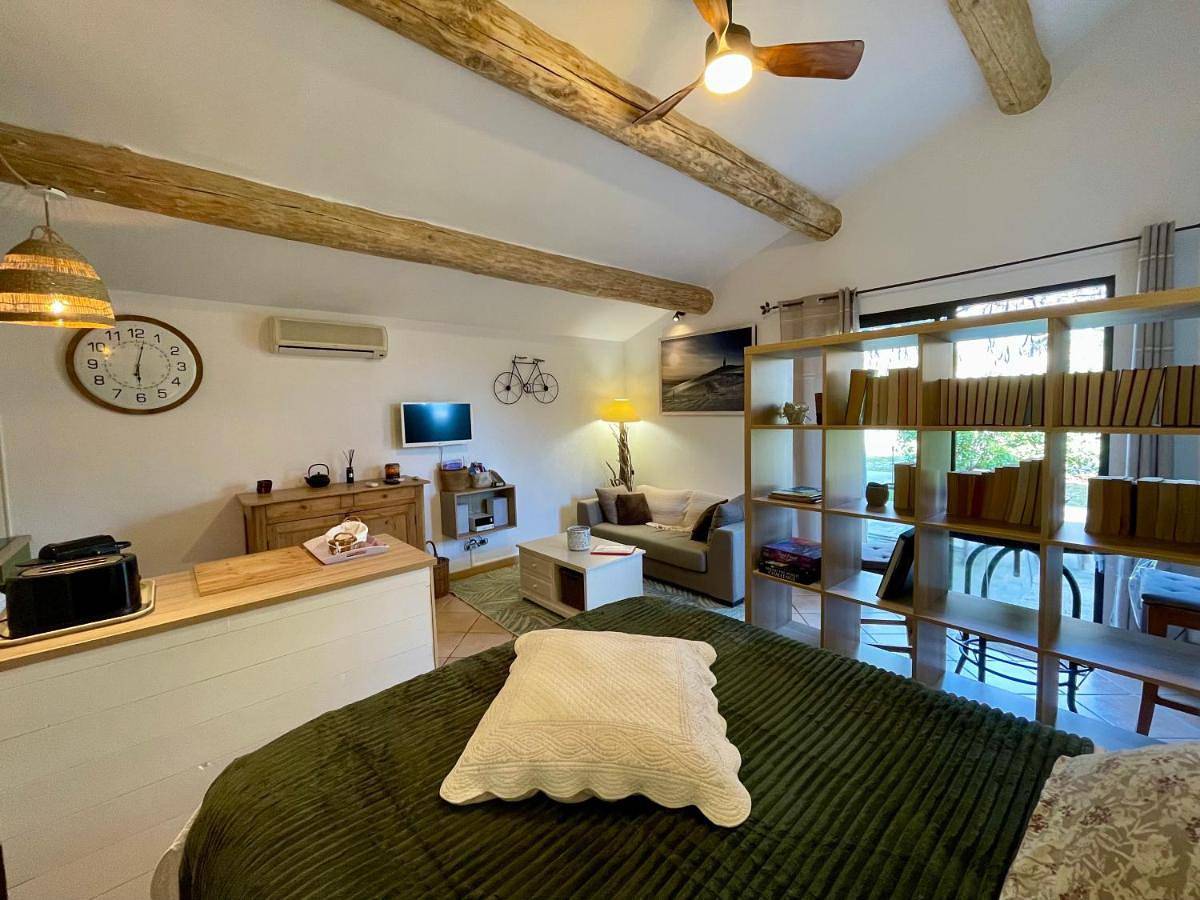 Studio with Garden View in Bédoin, Parc naturel régional du Mont-Ventoux