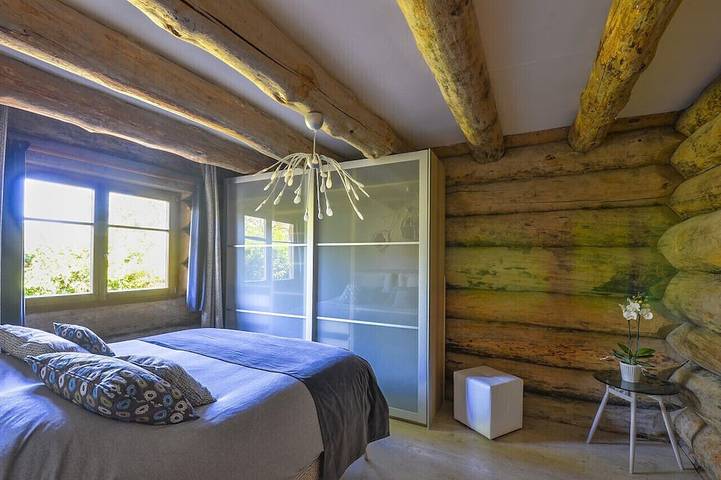 Chalet 5 étoiles en rondins avec Spa in Erckartswiller, Région de Saverne