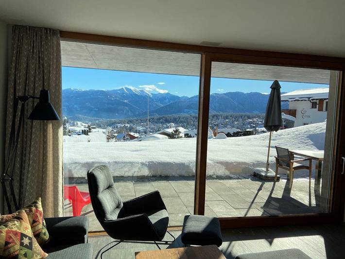 Ganze Ferienwohnung, Casa Admisa - 3.5 Ferienwohnung, 2 Duschen, 2 Wc, 85 m2, für max. 4 Erwachsene und 2 Kinder in Flims-Dorf, Flims