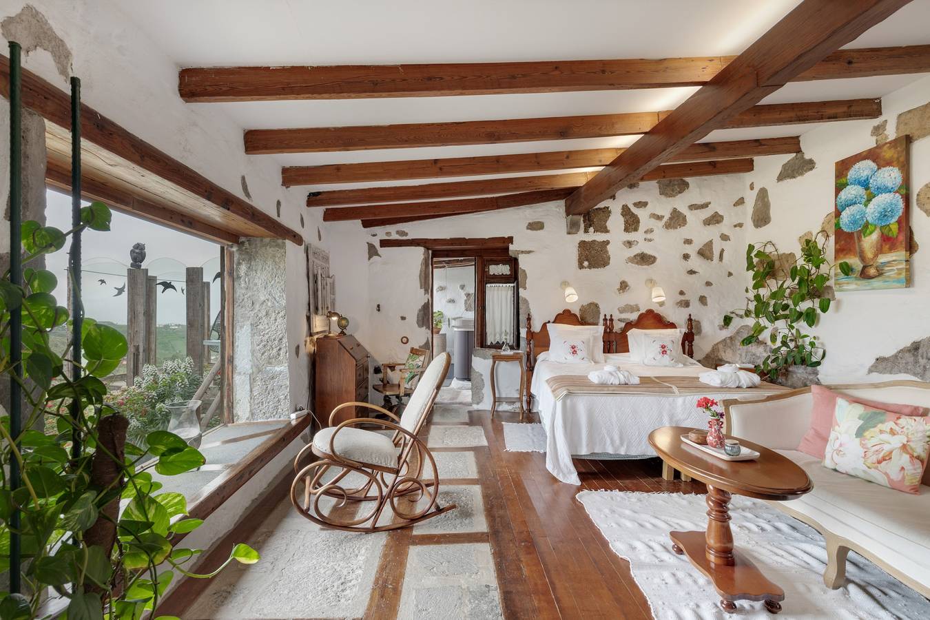 Casa Finca Mirador Bandama Valle mit privater Terrasse, Whirlpool, Wlan und Klimaanlage in Las Palmas, Gran Canaria Nord