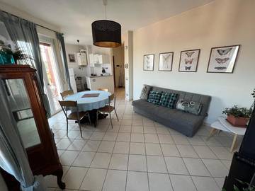 Gîte pour 4 personnes, avec vue sur le lac ainsi que balcon et vue à Colazza