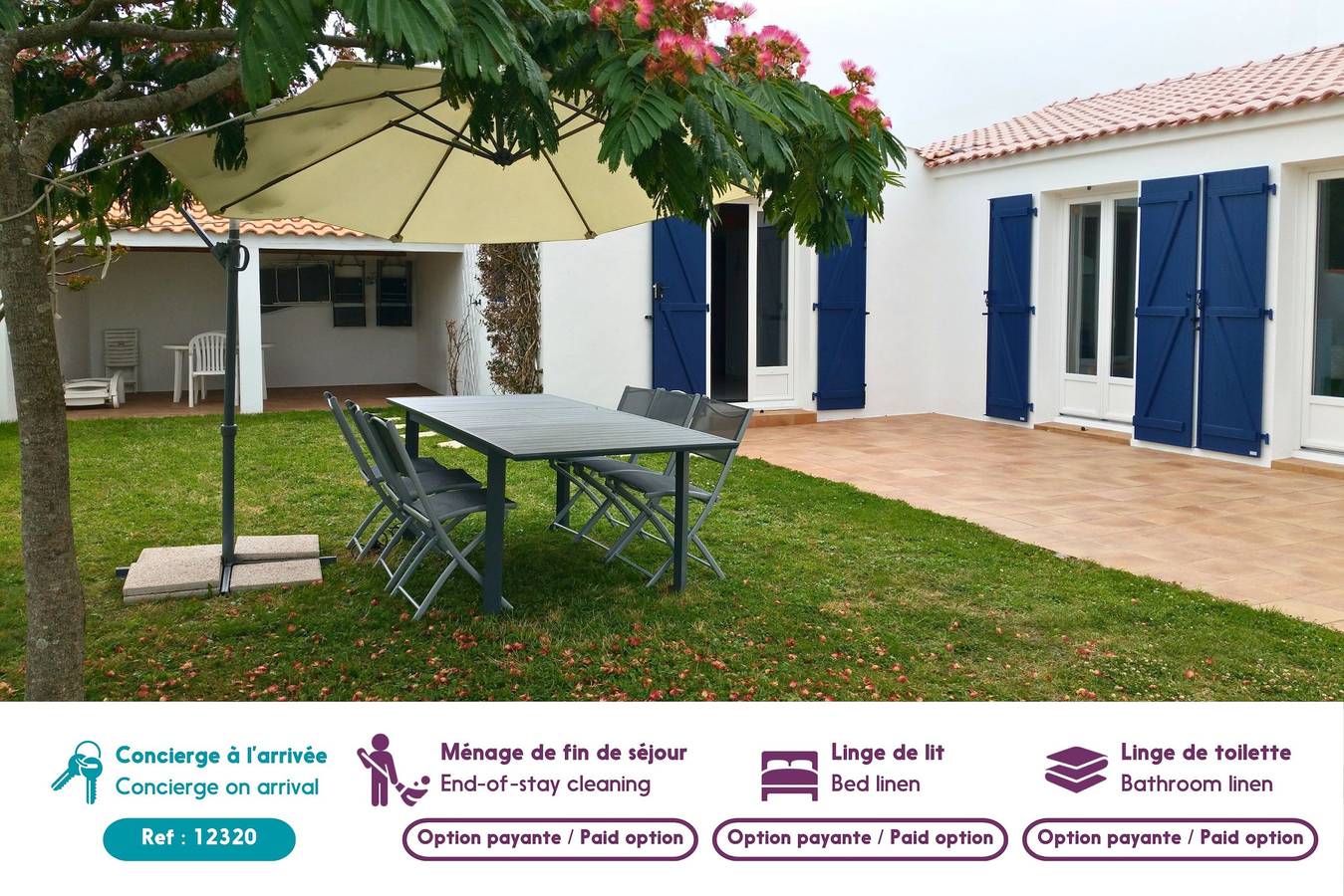 Maison pour 10 avec jardin à Noirmoutier in Noirmoutier-en-l'Île, Noirmoutier