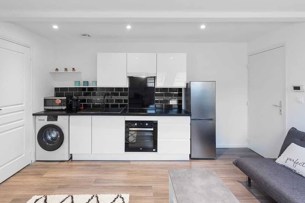 Glam bright apartment 2nd floor in Reims, Marne
