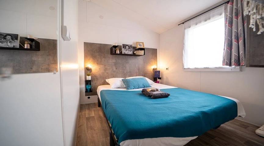 Mobil home pour 8 personnes, avec bassin pour enfant et jacuzzi à Laroque-des-Albères - 4