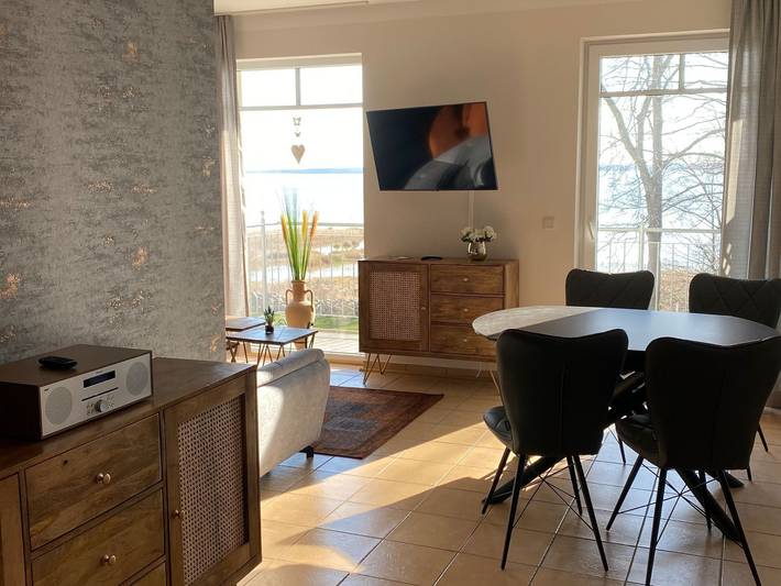 Ferienwohnung für 4 Personen, mit Balkon und Seeblick, kinderfreundlich an der Müritz - 3