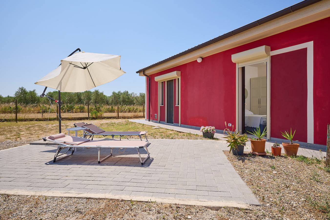 Camera 'Riotorto' con terrazza condivisa, Wi-Fi e aria condizionata in Riotorto, Costa degli Etruschi