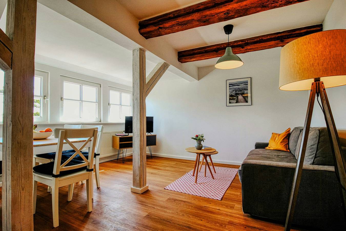 Giebelapartment im historischen Fischerhaus in Sundhagen, Stralsund Umland