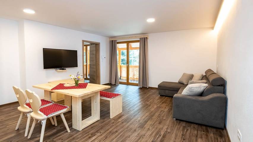 Appartamento per 3 persone, con terrazza e giardino in Alpi Giulie