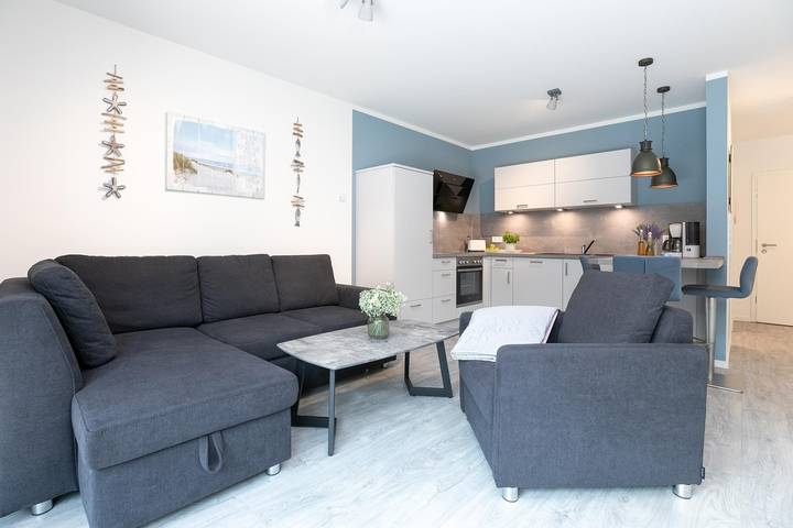 Apartamento de vacaciones para 3 personas, con terraza y jardín, Familias con niños - 1