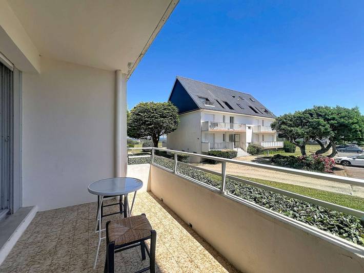 Studio pour 3 personnes, avec Balcon et Terrasse à Quiberon