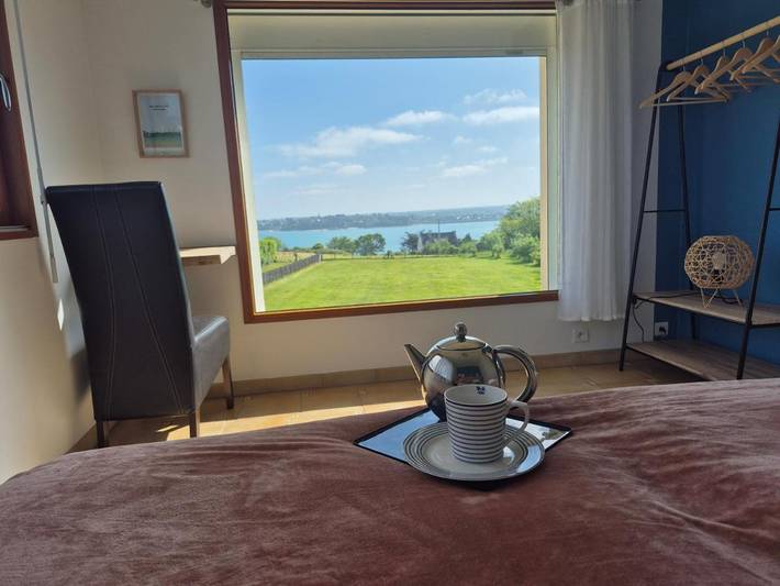 Maison d’hôte pour 4 personnes, avec vue et jardin