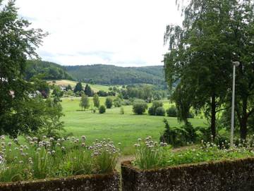 Hütte für 4 Personen, mit Garten und Ausblick sowie Balkon im Odenwald