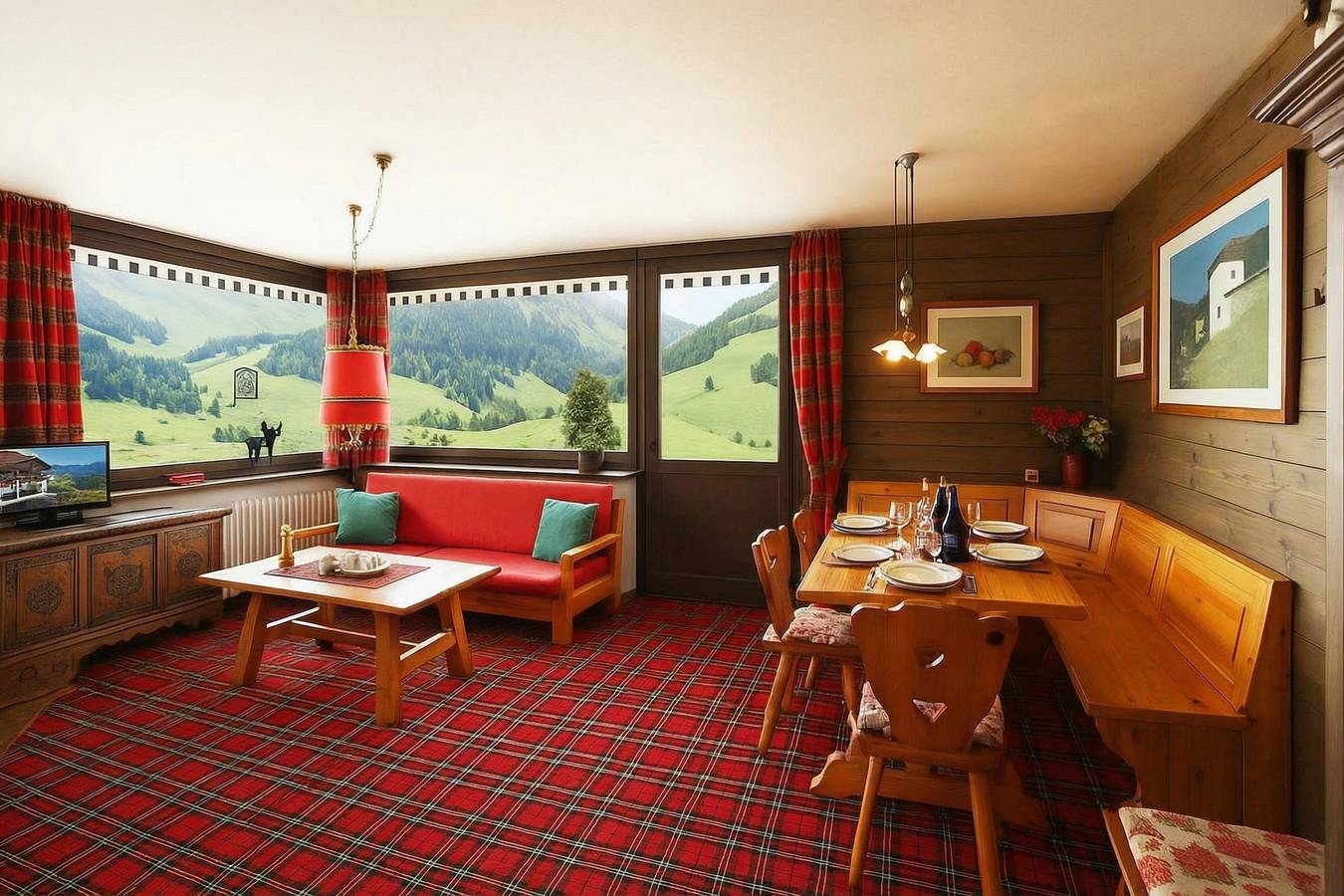 Ganze Wohnung, Ferienwohnung für 4 Personen mit Terrasse in Teola, Livigno