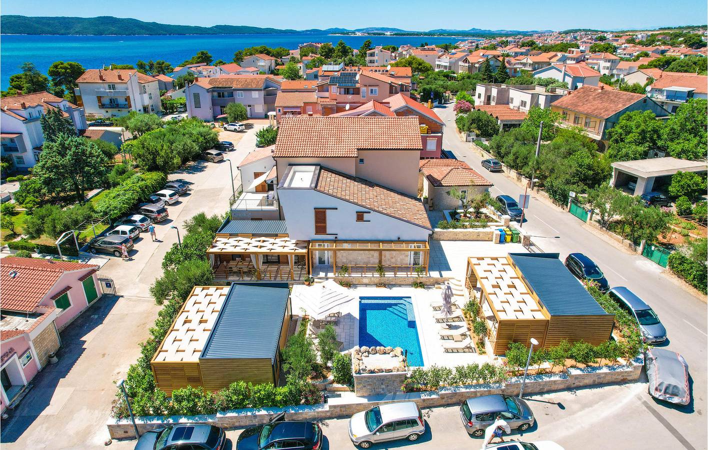 Ferienhaus für 5 Personen mit Terrasse in Brodarica, Šibenik-Knin