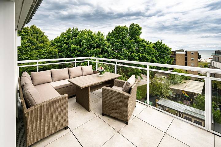 Ferienwohnung für 6 Personen, mit Whirlpool und Balkon sowie Sauna und Balkon/Terrasse in Grömitz - 3