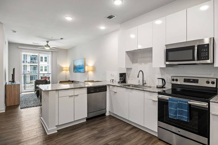 Apartment for 2 people, with balcony and pool, with pets in Atlanta
