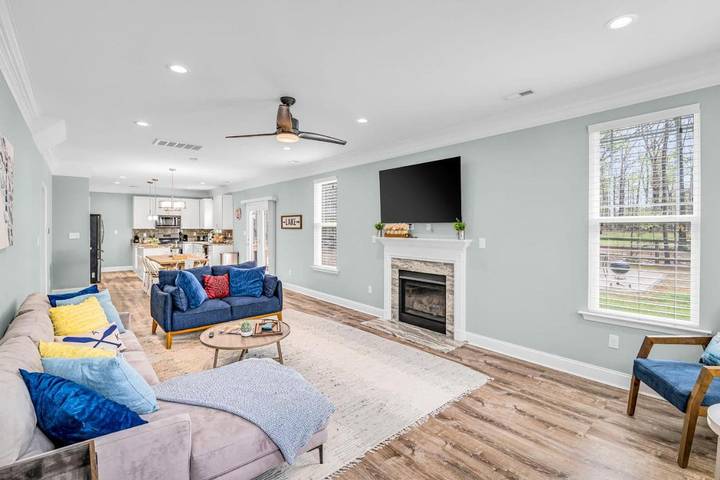 Ferienhaus für 9 Personen, mit Garten und Whirlpool sowie Terrasse, mit Haustier - 1