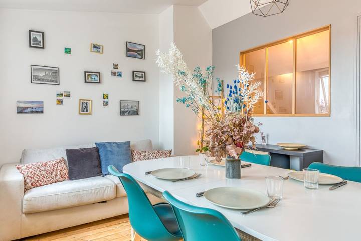 Ganze Wohnung, Ferienwohnung für 4 Personen mit Terrasse in Rouen, Rouen und Umgebung
