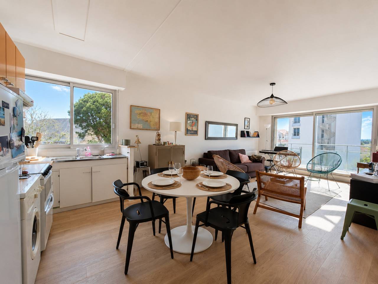 Apartamento entero, Apartamento con vistas al mar para 2, balcón y aparcamiento in Saint-Brévin l'Océan, Saint-Brevin-les-Pins
