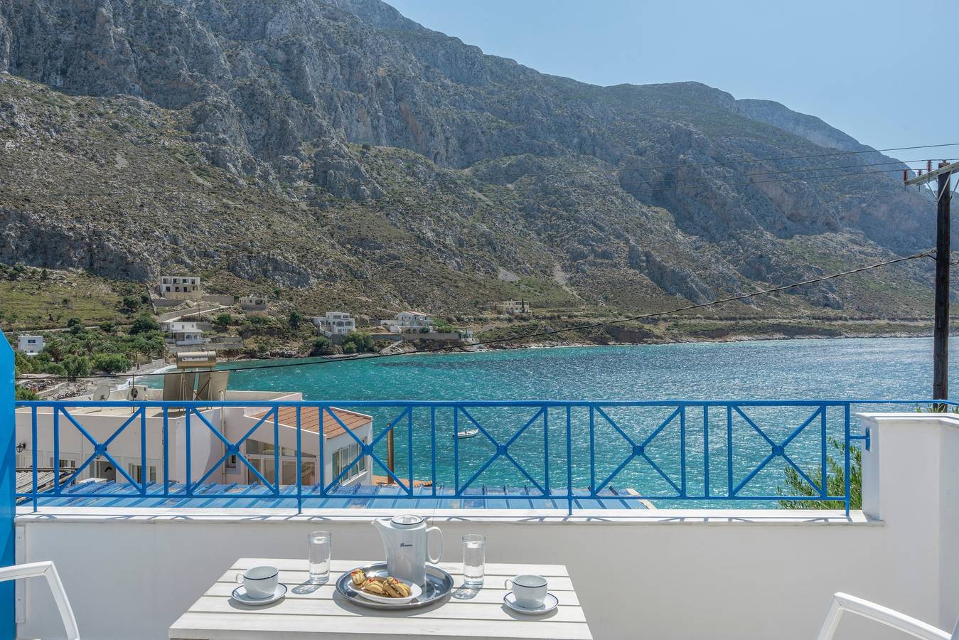 Ganzes Studio, Katerinas Studio '2' mit Meerblick und privatem Balkon in Kalymnos