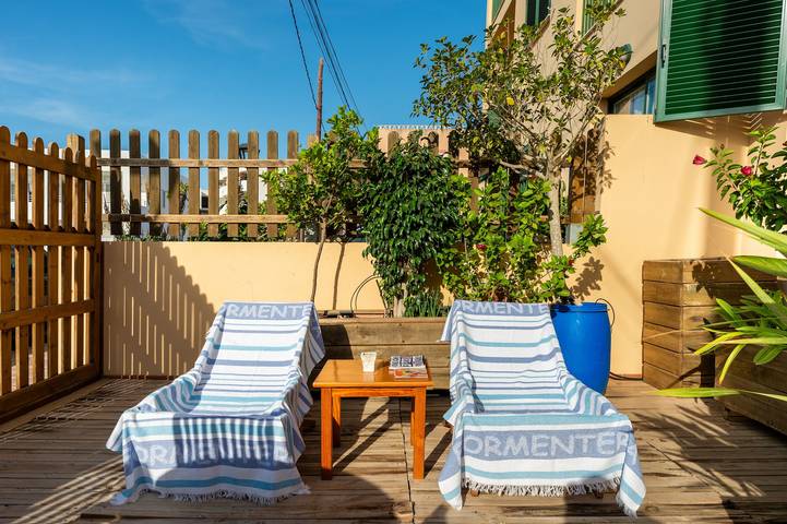 Gîte pour 4 personnes, avec balcon et jardin, adapté aux familles dans Formentera - 3
