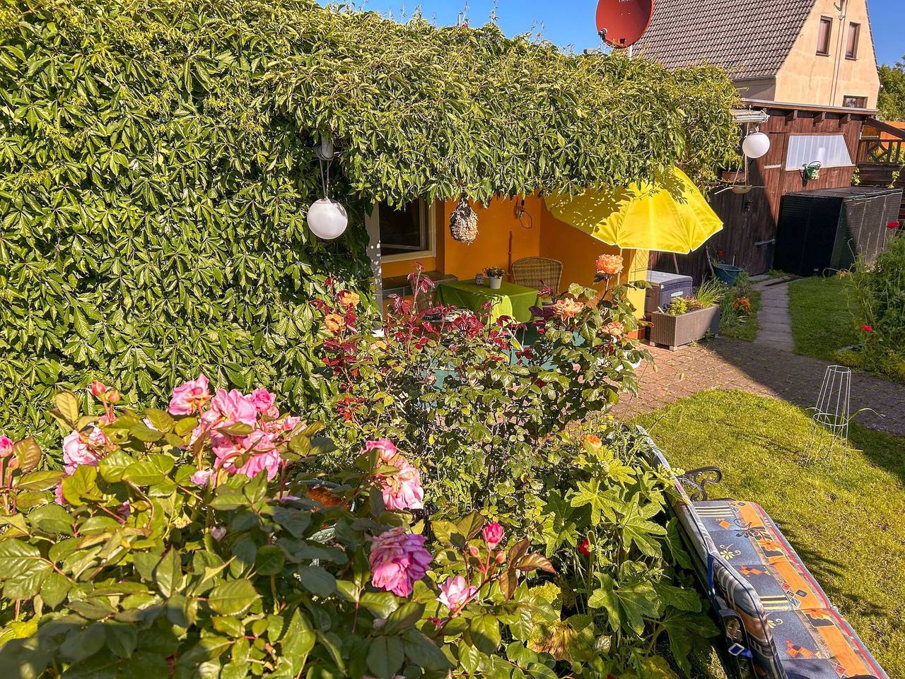 Ganze Ferienwohnung, Zur gemütlichen Weinlaube - Bungalow in Ribnitz, Ribnitz-Damgarten