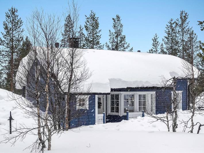 Sininen maja in Saariselkä, Lappland