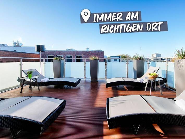 Hotel für 2 Personen, mit Terrasse und Sauna in Bremen