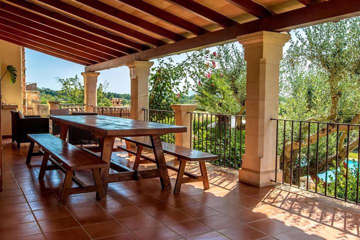 Villa 'Hostalet' with Mountain View, Wi-Fi and Air Conditioning in Pollença, North Majorca