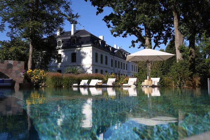 Ferienhaus für 2 Personen, mit Whirlpool und Terrasse sowie Garten und Pool in Wangels - 4