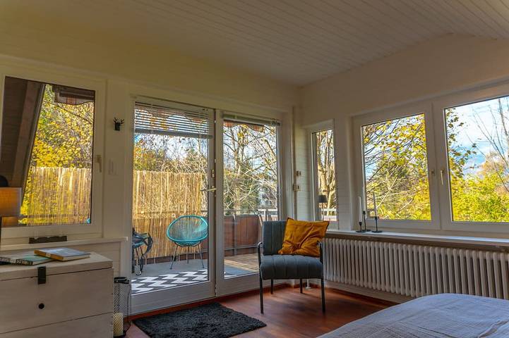 Ferienwohnung für 3 Personen, mit Terrasse und Garten